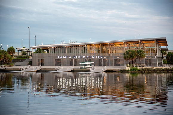 Tampa River Center along river