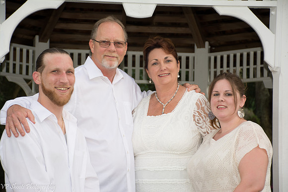 Family Portrait  at gazebo