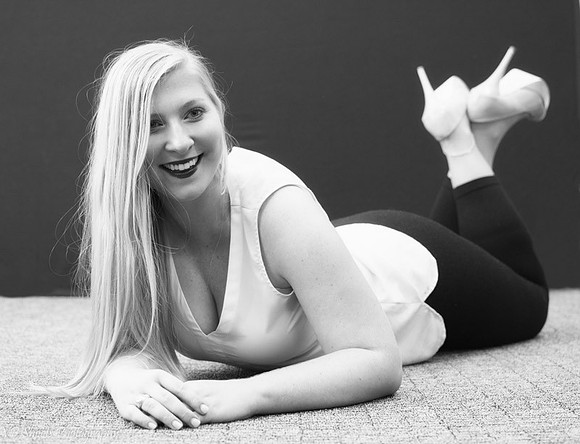 Casual full body of young woman