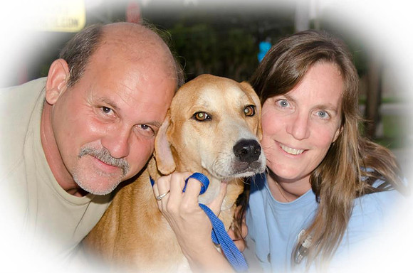 Loving our new dog, Jimbo