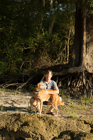 Jimbo and Linda on the Suwannee River